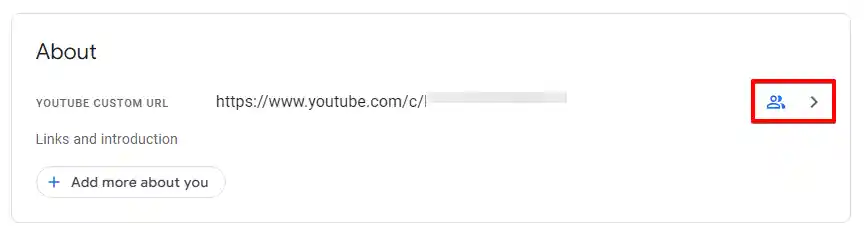 YouTube Custom URL